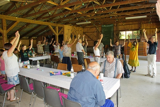 Sommerfest in der Faustballhalle