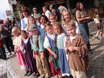 Die Kindertanzgruppe